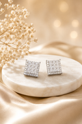Aretes PLata 925 con Moissanite